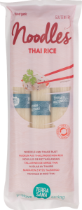 Makaron (typu noodle z ryżu białego) bezglutenowy BIO 250 g od TERRASANA