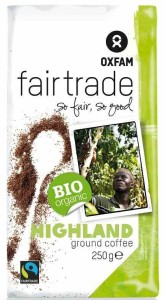 Kawa mielona arabica/robusta wysokogórska fair trade BIO 250 g od OXFAM
