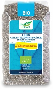 Chia nasiona szałwii hiszpańskiej BIO 400 g od BIO PLANET