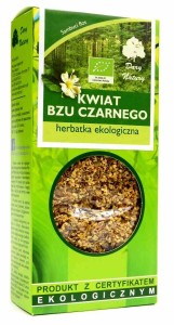 Herbatka z kwiatu czarnego bzu BIO 50 g od DARY NATURY