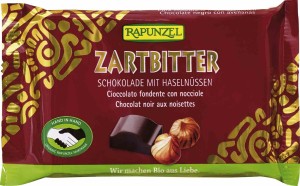 Czekolada gorzka z orzechami laskowymi BIO 100 g od RAPUNZEL