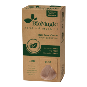 Farba do włosów bardzo jasny blond (9.00) 250 g od BIOMAGIC