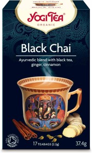 Herbata czarna z imbirem i cynamonem (black chai) BIO (17 x 2,2 g) 37,4 g od YOGI TEA