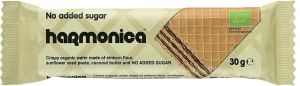 Wafelek z kremem mleczno kakaowym niska zawartość cukrów BIO 30 g - HARMONICA