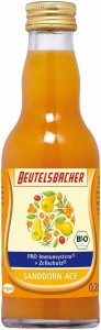 Shot owocowy gruszka rokitnik BIO 200 ml - BEUTELSBACHER