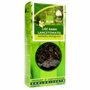 Herbatka liść babki lancetowatej BIO 25 g od DARY NATURY