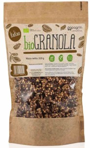 Granola z kakao bezglutenowa BIO 320 g od PAPAGRIN