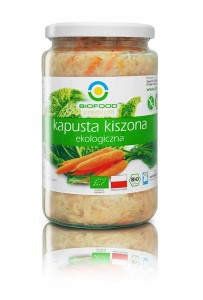 Kapusta kiszona z marchewką bezglutenowa BIO 700 g (550 g) od BIO FOOD