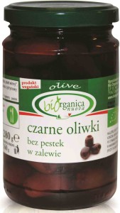 Oliwki czarne bez pestek w zalewie BIO 280 g (160 g) (słoik) od BIO ORGANICA ITALIA