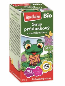 Syrop dla dzieci z tymianku i dzikiej róży BIO 250 g od APOTHEKE
