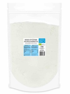 Mąka ryżowa pełnoziarnista BIO 4 kg od HORECA
