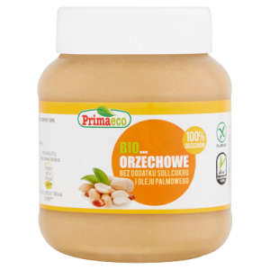 Krem z prażonych orzeszków ziemnych bezglutenowy BIO 360 g od PRIMAECO