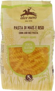 Makaron kukurydziano ryżowy fusilli bezglutenowy BIO 250 g od ALCE NERO