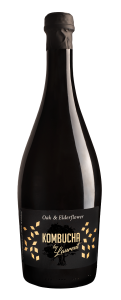 Kombucha szampańska na płatkach dębu o smaku kwiatów czarnego bzu BIO 750 ml od KOMBUCHA BY LAURENT