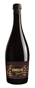 Kombucha szampańska na płatkach dębu o smaku czekoladowym BIO 750 ml od KOMBUCHA BY LAURENT