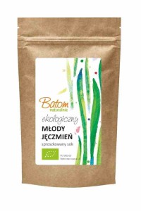 Młody jęczmień sok sproszkowany BIO 100 g od BATOM
