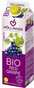 Sok z czerwonych winogron NFC BIO 1 l od HOLLINGER