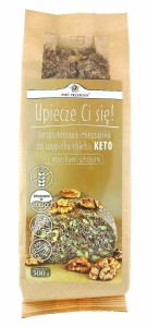 Mieszanka do wypieku chleba z orzechami włoskimi bezglutenowa (keto) 500 g od PIĘĆ PRZEMIAN