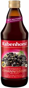 Sok z czarnej porzeczki NFC BIO 750 ml od RABENHORST