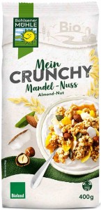 Crunchy orzechowe z prażonymi chipsami kokosowymi BIO 400 g od BOHLSENER MUEHLE