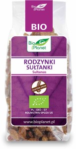 Rodzynki sułtanki bezglutenowe BIO 200 g od BIO PLANET