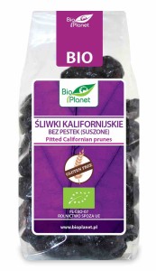 Śliwki kalifornijskie bez pestek bezglutenowe BIO 200 g od BIO PLANET