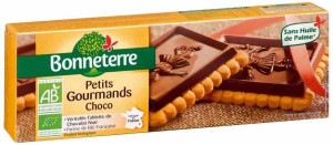 Herbatniki z gorzką czekoladą BIO 150 g od BONNETERRE
