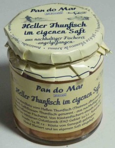 Tuńczyk żółtopłetwy w sosie własnym 220 g (154 g) (słoik) od PAN DO MAR