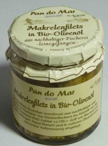 Makrela filety w BIO oliwie z oliwek extra virgin 220 g (154 g) - PAN DO MAR
