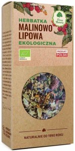 Herbatka lipowo malinowa BIO 80 g od DARY NATURY