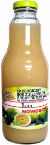 Sok z zielonych grejpfrutów NFC BIO 1 l od JAFFA GOLD
