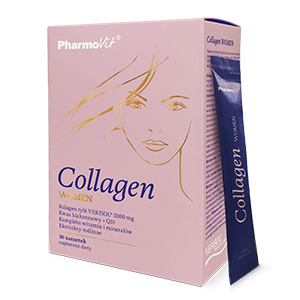 Kolagen dla kobiet bezglutenowy 20 saszetek od PHARMOVIT