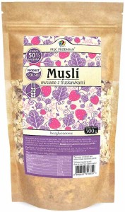 Musli truskawkowe bez dodatku cukrów bezglutenowe 500 g od PIĘĆ PRZEMIAN