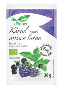 Kisiel o smaku owoców leśnych z owocami jagodowymi BIO 38 g od BIO PLANET