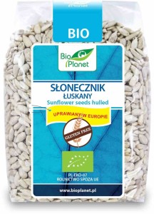 Słonecznik łuskany bezglutenowy BIO 250 g od BIO PLANET