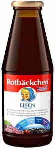 Sok wieloowocowy z żelazem i witaminami c, b1, b2, b6, b12 450 ml od ROTBACKCHEN