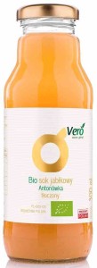 Sok jabłkowy antonówka NFC BIO 300 ml od VERO