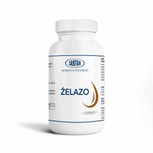 Żelazo 60 kapsułek (20 mg) - JANTAR