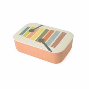 Lunchbox z tworzywa pla z przegródką dla dzieci just like music 800 ml od CHIC MIC