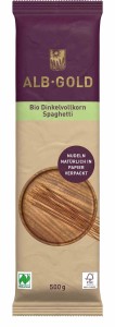 Makaron (orkiszowy razowy) spaghetti BIO 500 g od ALB GOLD