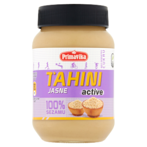 Tahini jasne active (pasta sezamowa) bezglutenowe 460 g od PRIMAVIKA