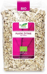 Płatki żytnie BIO 600 g od BIO PLANET