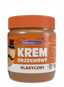Krem orzechowy klasyczny 100 % bez dodatku soli i cukrów 340 g od NATURAVENA