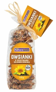 Ciastka owsianki z pestkami słonecznika 175 g - NATURAVENA