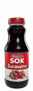 Sok z żurawiny 100 % 250 ml od NATURAVENA