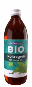 Sok z pokrzywy BIO 500 ml od NATURAVENA