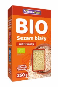 Sezam biały niełuskany BIO 250 g od NATURAVENA