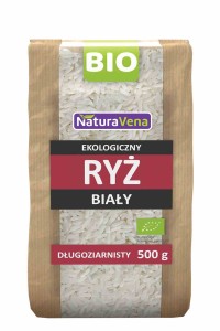 Ryż biały długoziarnisty BIO 500 g od NATURAVENA