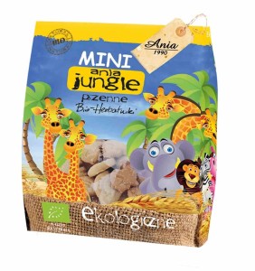 Ciastka mini jungle BIO 100 g od BIO ANIA