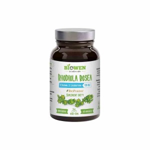 Rhodiola rosea "różeniec górski" ekstrakt 60 kapsułek (420 mg) bezglutenowa - HEMPKING